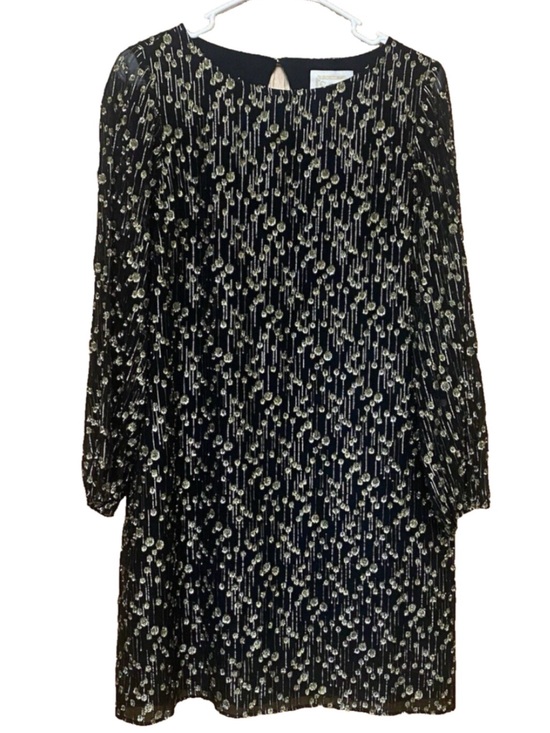 Sail to Sable Dresses & Skirts - Sail to Sable “Clifton” Black Dress with Gold Metallic Dot Pattern